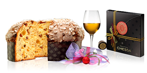 Panettone e cioccolatini al Kentales